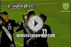 Swag: Team USA Soccer Player Celebrates A Goal By Doing